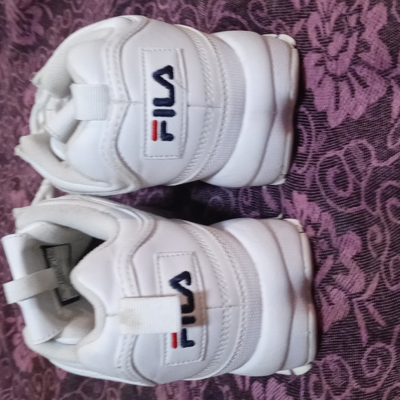 File White Disruptors - Picture 2 of 5